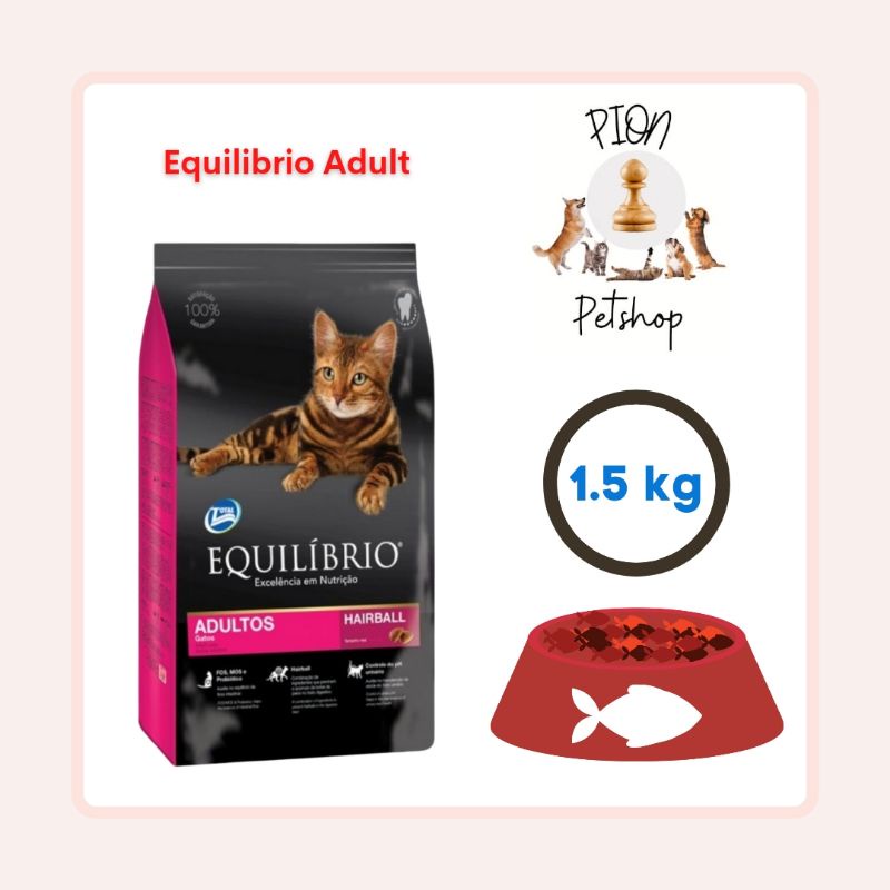 Equilibrio Adult 1.5 kg - Makanan Kucing Dewasa