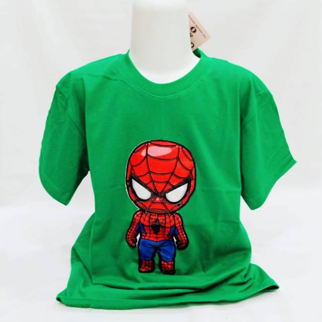 Baju kaos anak- kaos anak LED superhero