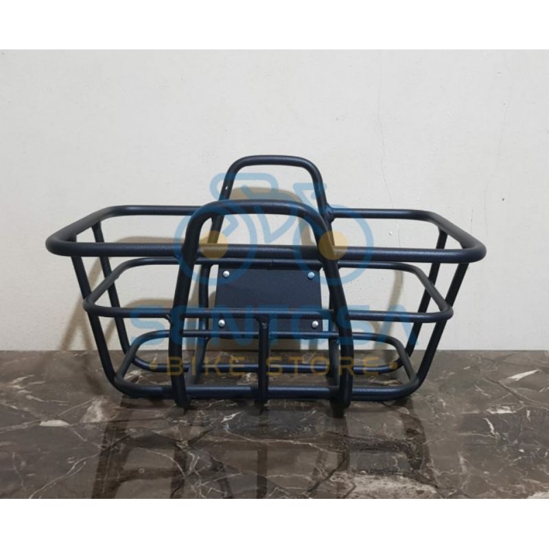 Keranjang Frontblock Front Block Sepeda Lipat Alloy Aluminium