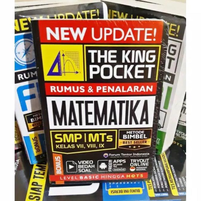 

BUKU NEW UPDATE THE KING POCKET MATEMATIKA SMP/MTS Kls VII,VII,IX