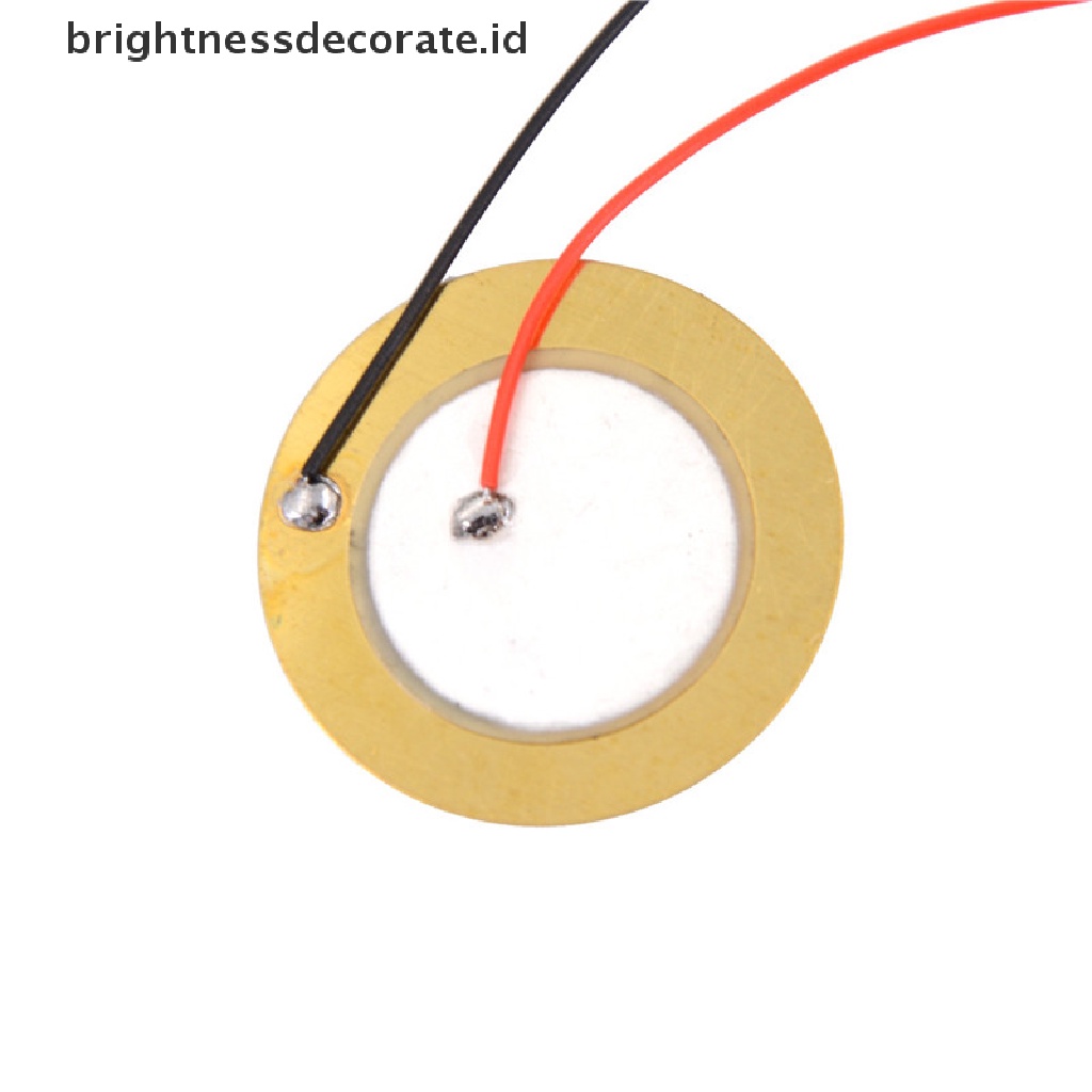 10pcs Disk Drum Trigger Sensor Suara 27mm Dengan Kabel Tembaga Piezo Elements