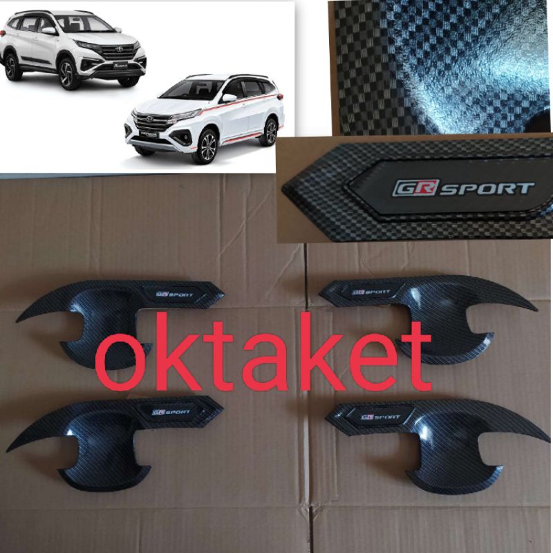 cover outer All new Rush Terios 2018  2021 2022 Tulisan GR Sport Carbon