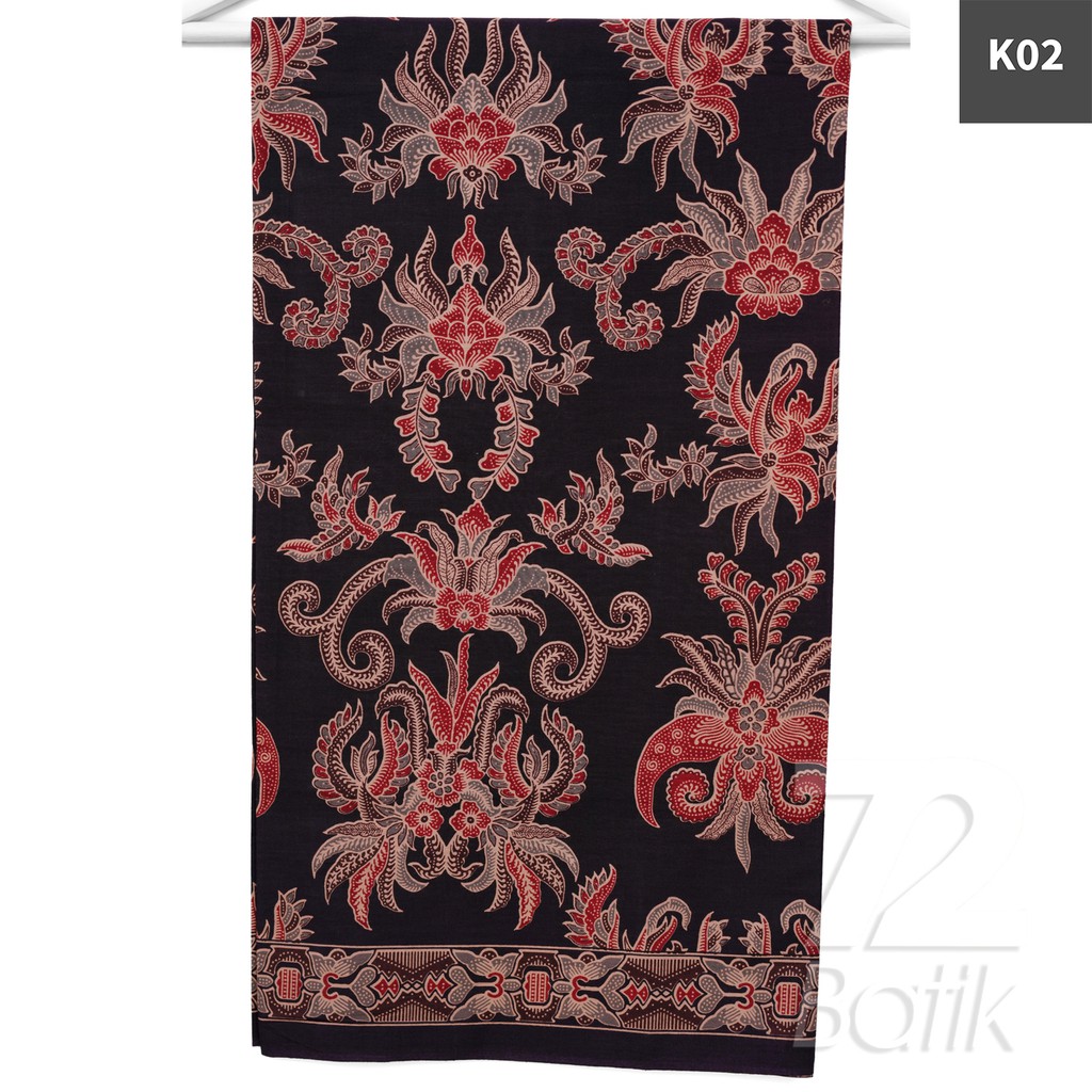 KAIN BATIK PREMIUM Bahan Katun Motif Kembang Puspo Warna Hijau Ijo Merah 725207 Cap 72 Jarik Jarit Samping Kebat Panjang Batik Katun Modern Premium Bahan Seragam Batik Pernikahan Kantor Keluarga Murah Kamen Jadi Batik Bali Lembaran