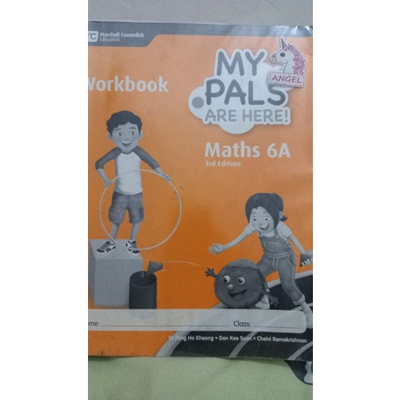 my pals math 6A workbook preloved bekas