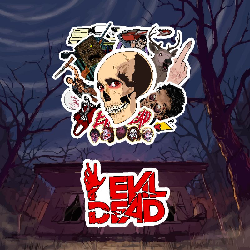 

Evil Dead Stiker Set Movie Stickers