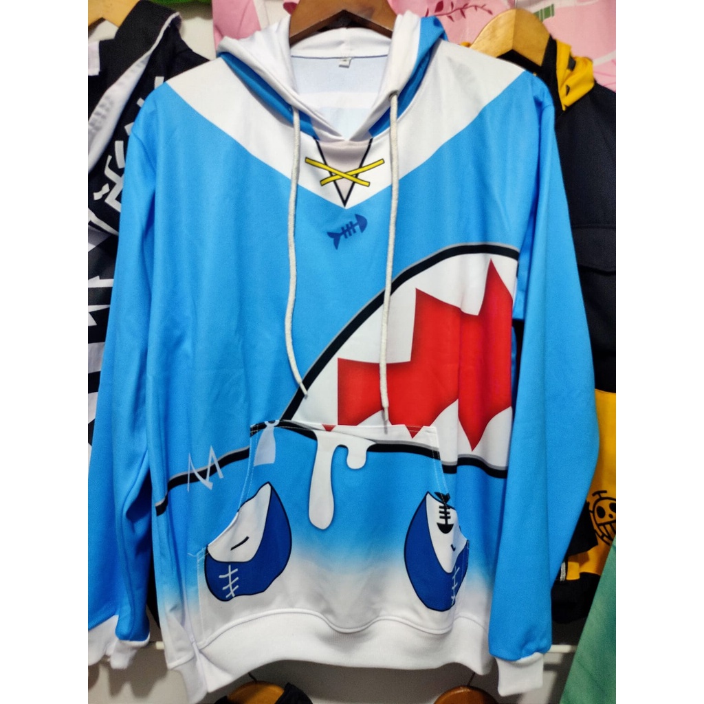 【AiVii】JAKET HOODIE GAWRGURA HOLOLIVE VTUBER UNISEX PRIA WANITA