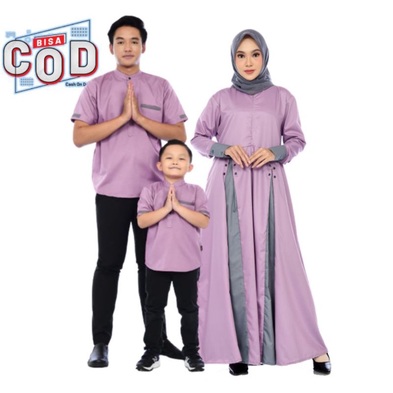 couple family sakinah/couple lilac keluarga terbaru original