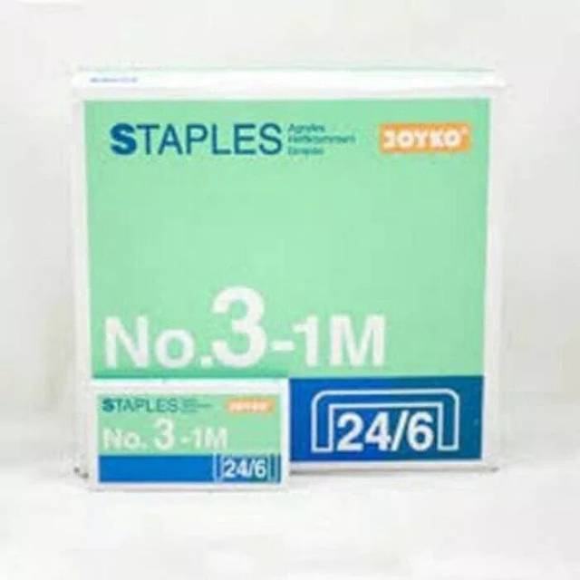Isi staples Besar No 3 merk Joyko ( isi 20 box kcl )