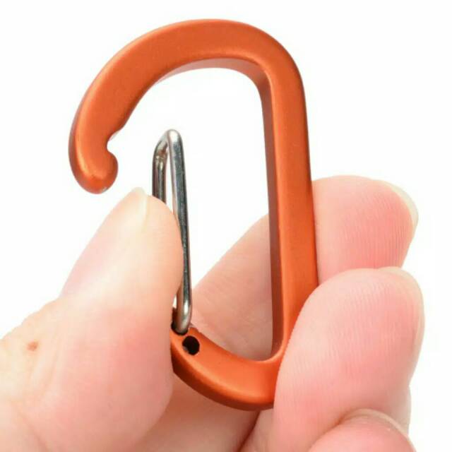 Carabiner Naturehike NH15A004-H set 2pcs mini buckle type D flat hook clip