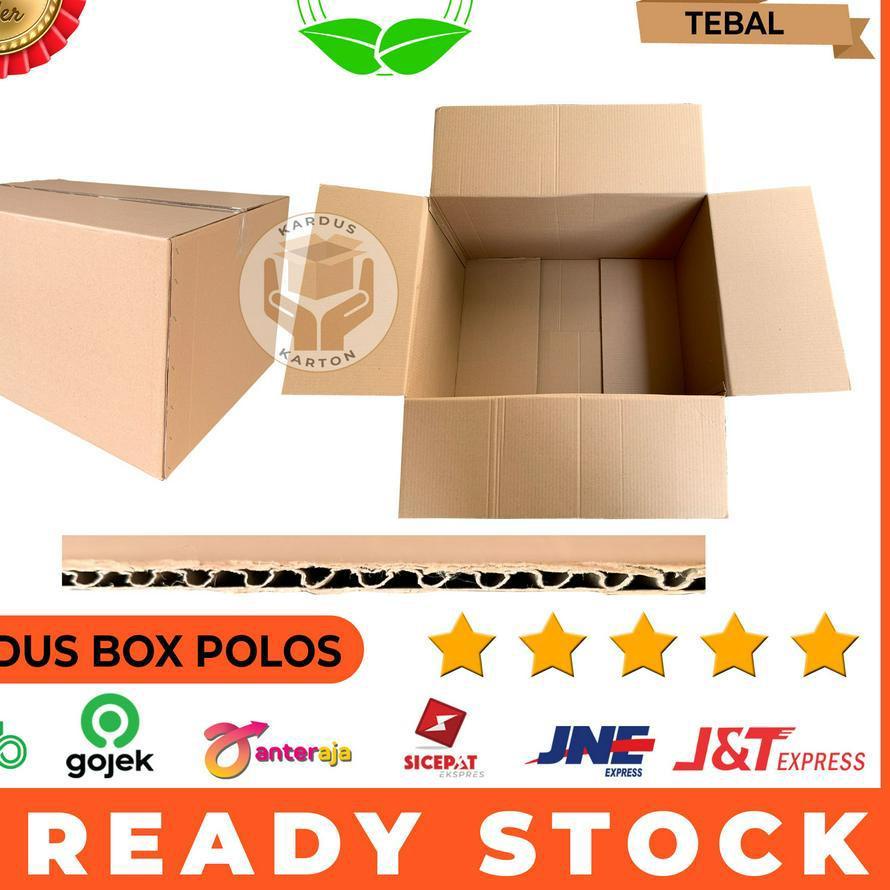 

Kardus Polos / Karton Box Packing 70 X 50 X 39 Cm Single Wall, Jumbo