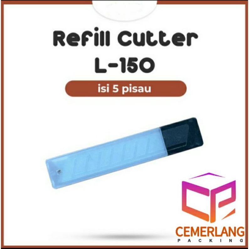 

Isi Refill Cutter Besar Model L150 L-150 Untuk Silet L500 isi 5 pcs