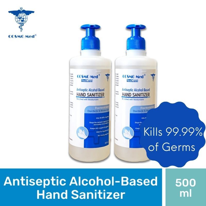 Cosmo Med Hand Sanitizer With Moisturizers Original Antiseptic 500 ml