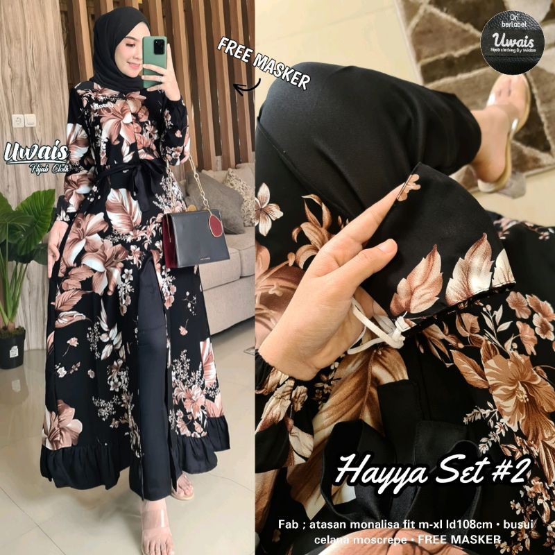 Tunik Hayya set #2 by Uwais