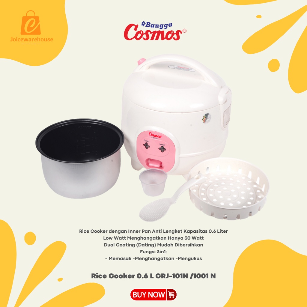 MAGIC COM / magicom / RICE COOKER Cosmos – Rice Cooker 0.6 L CRJ-101N /1001 N