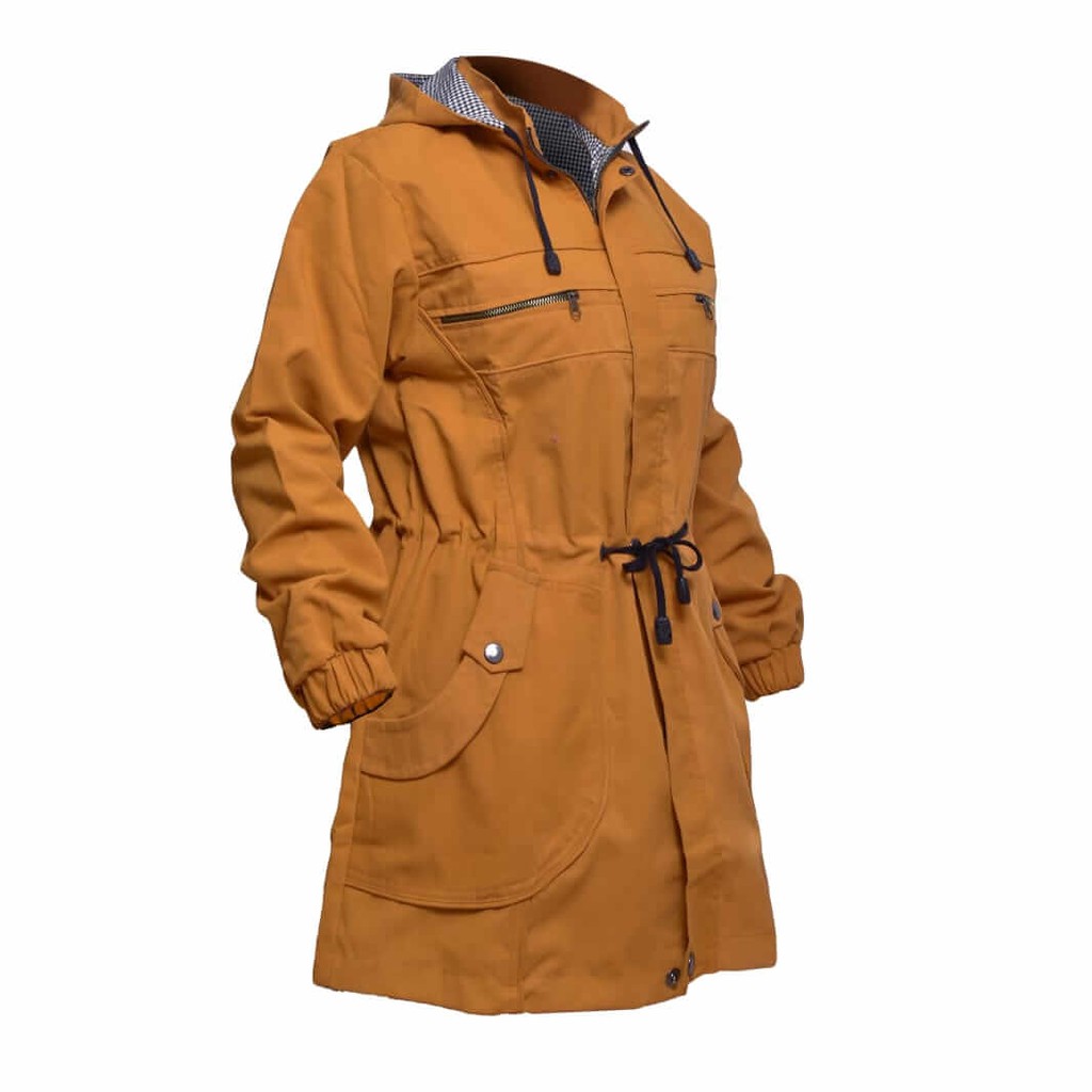 (COD) Jaket Parka Wanita Ukuran Besar / Jaket Korea /Jaket Wanita Wind Breaker polosqu.id