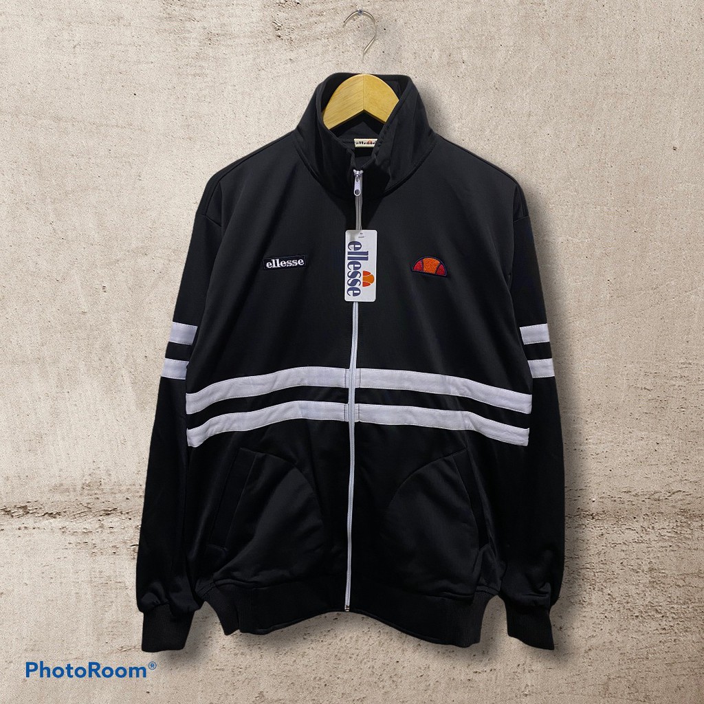 jaket tracktop ellese fleece tebal