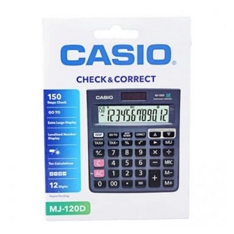 

CALCULATOR CASIO MJ-120DPLUS-BU