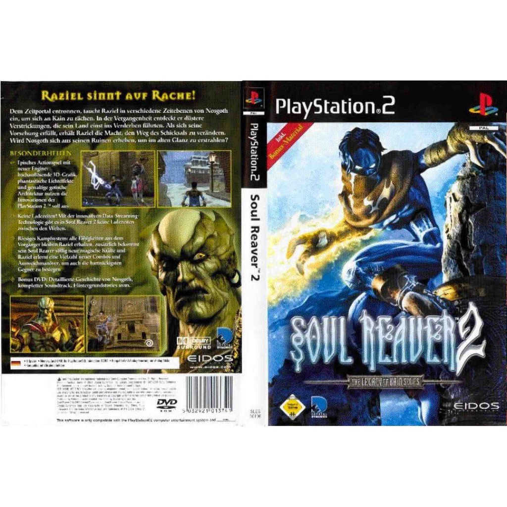 Kaset Ps2 Legacy of kain - Game Soul never