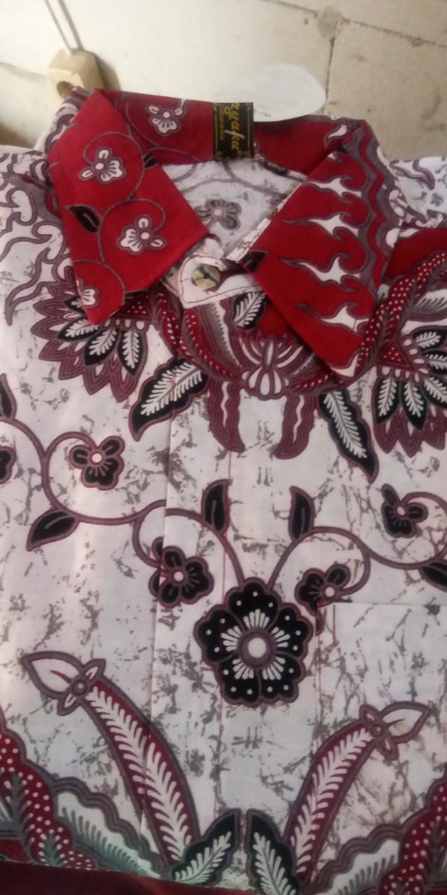 Maura Couple ~ Sania Ruffle Batik Couple Ori Ndoro Jowi