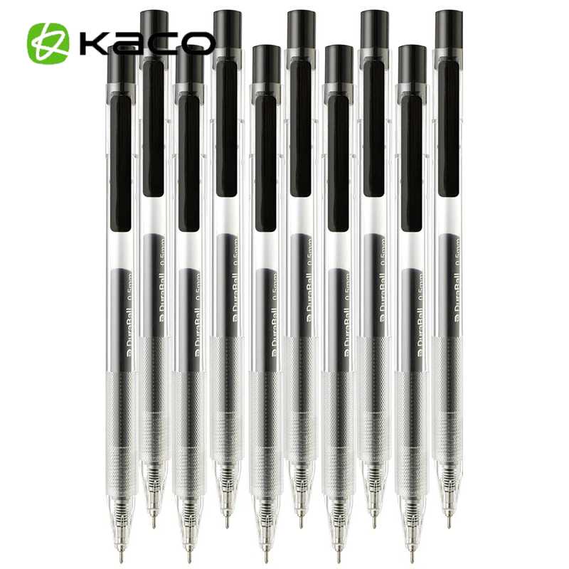 

KACO TURBO Pena Pulpen Bolpoin Gel 0.5mm 10 PCS - K5 (Black Ink)