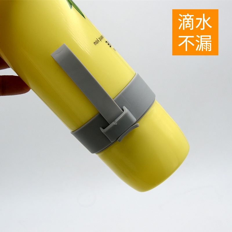 Botol Minum Termos Motif Kaktus Bahan Kaca 500ML pake Dus _PINK