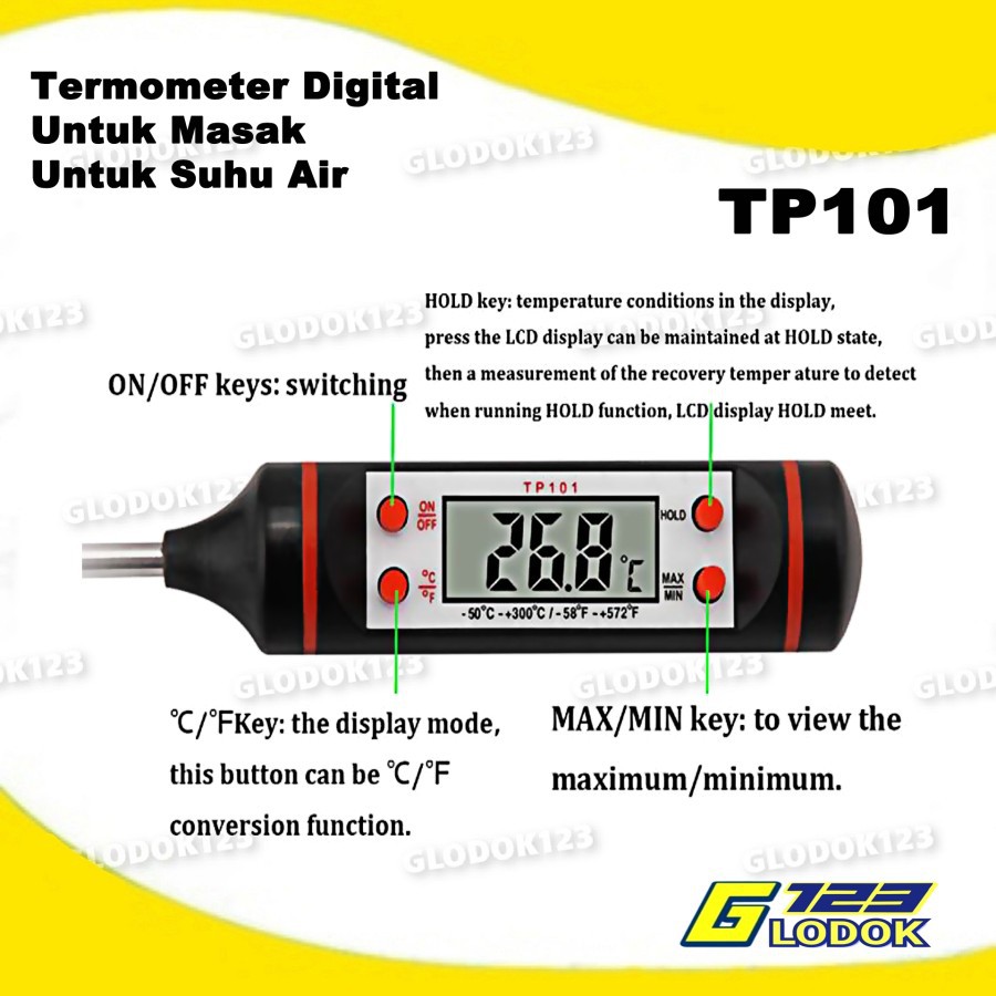 Digital Termometer Masak Suhu Air Masakan Thermometer Dapur