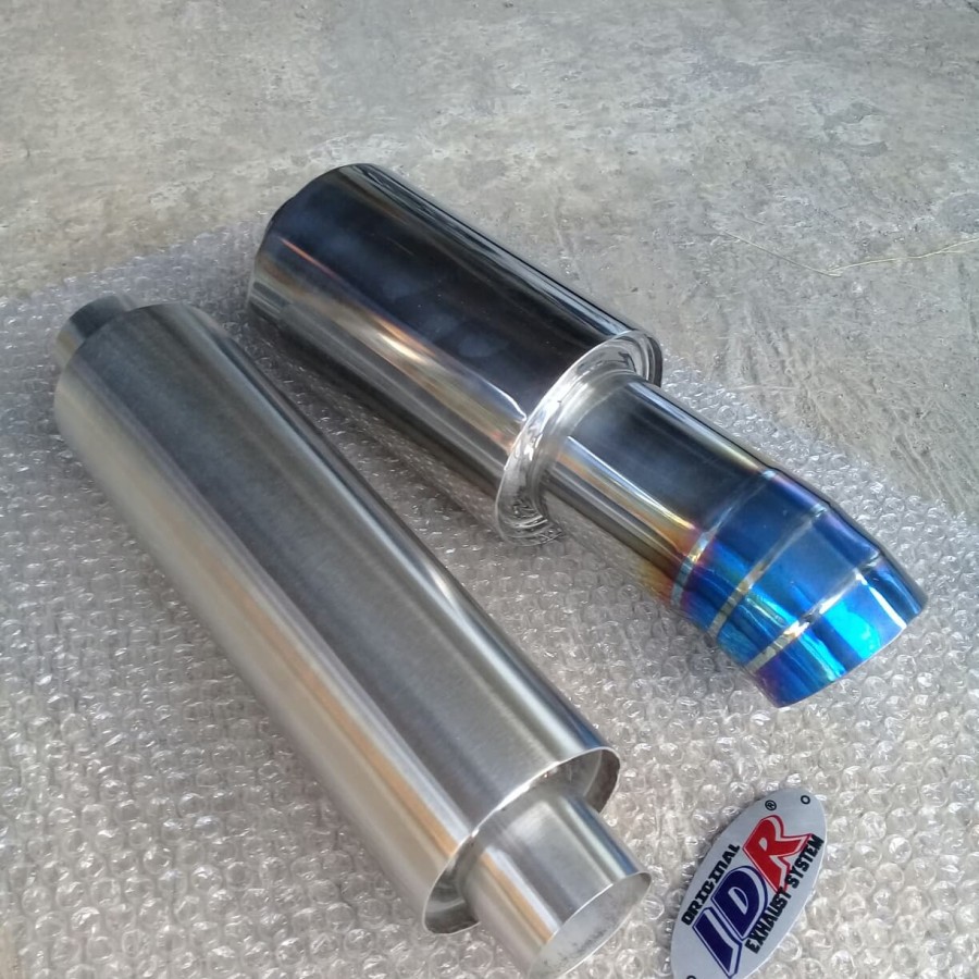 Muffler Knalpot Mobil JS Racing Baby dan Resonator Satainless