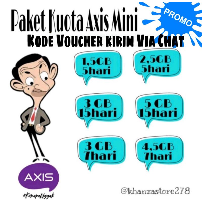 VOUCER KUOTA AXIS AIGO MINI (INJECT)