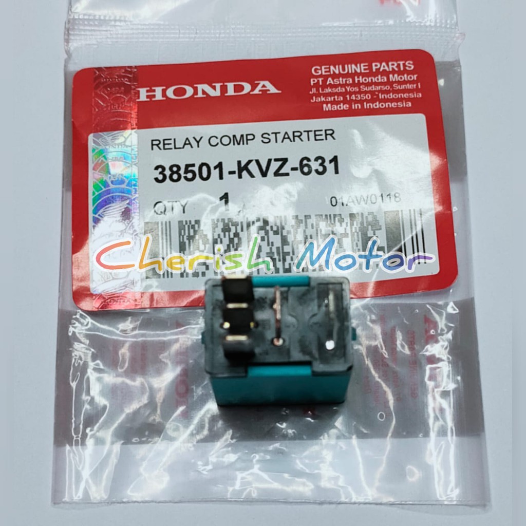 RILEY RELAY STARTER KAKI 5 WARNA BIRU VARIO 125 , BEAT POP , BEAT ESP KVZ-1