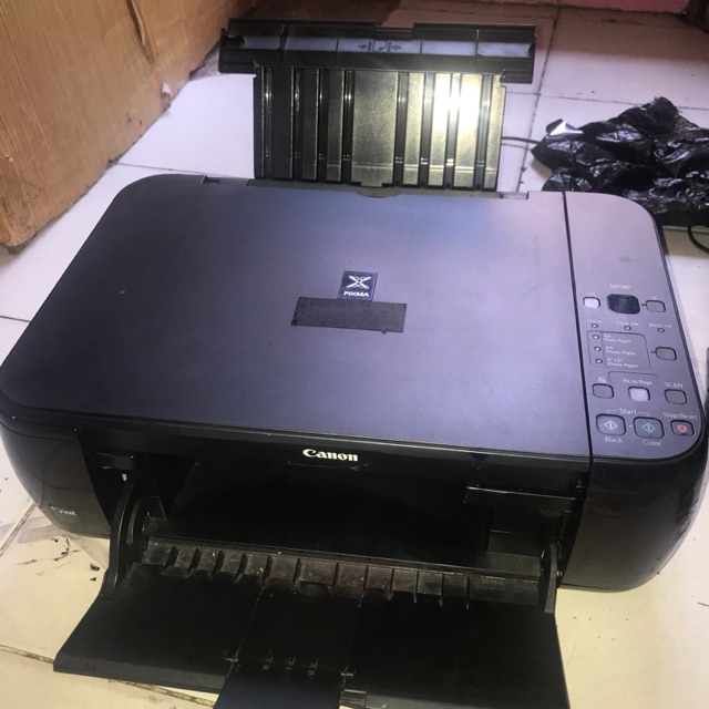 Printer canon mp287 kosongan tanpa catridge