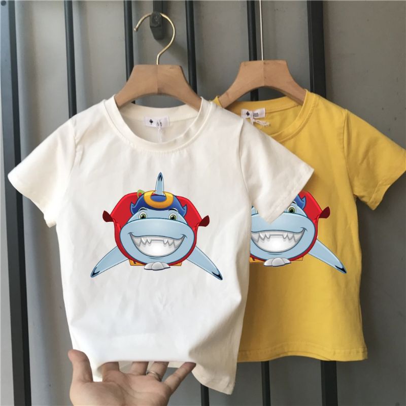 Kaos Oblong Anak Kaos Anak Baby Shark Gambar Ikan Hiu Baju Anak Kaos Distro Anak Baju Anak Ideal Untuk 2 Sampai 10Thn