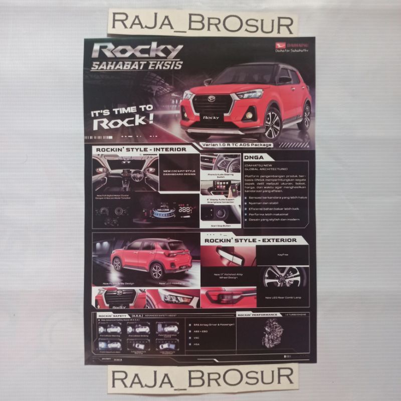 Poster brosur Daihatsu Rocky