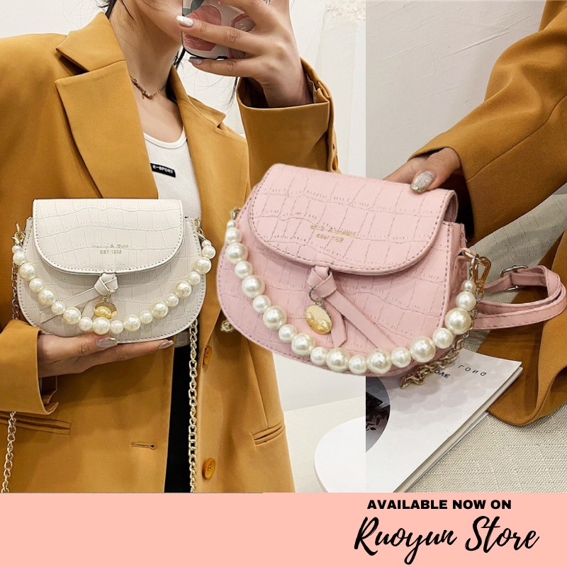 RYX - Cery Pearl Tas Selempang Wanita Fashion Casual - Ori Import