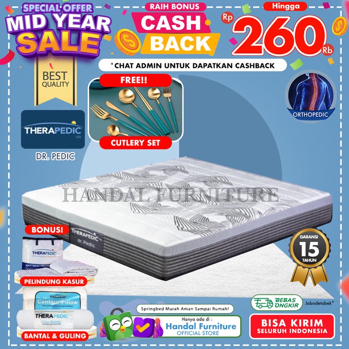 Therapedic Hanya Kasur Spring Bed Dr. Pedic 120 x 200