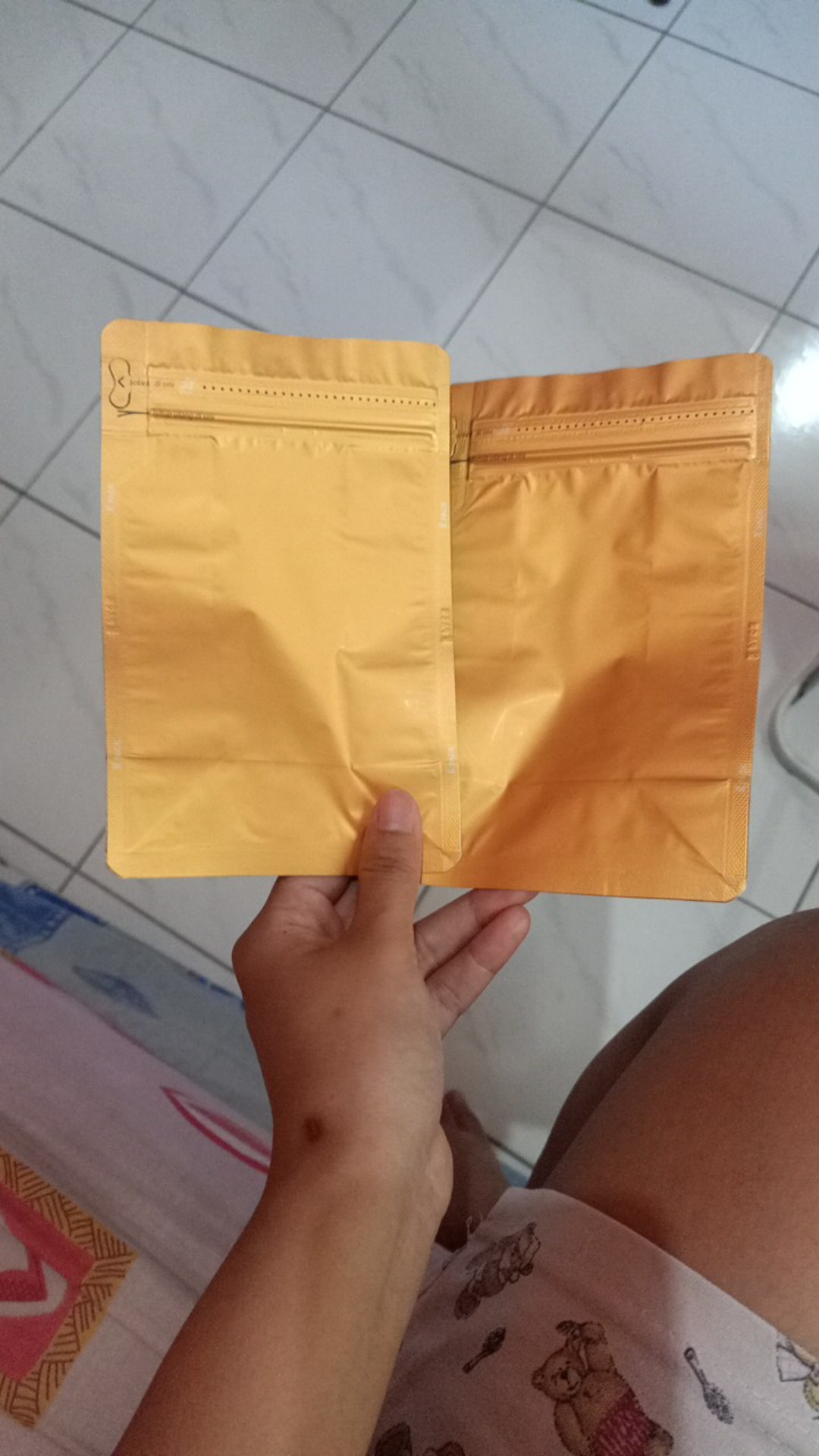 Flat Bottom Aluminium Foil Warna 750 Gram Kemasan Kopi Kpack Isi 50