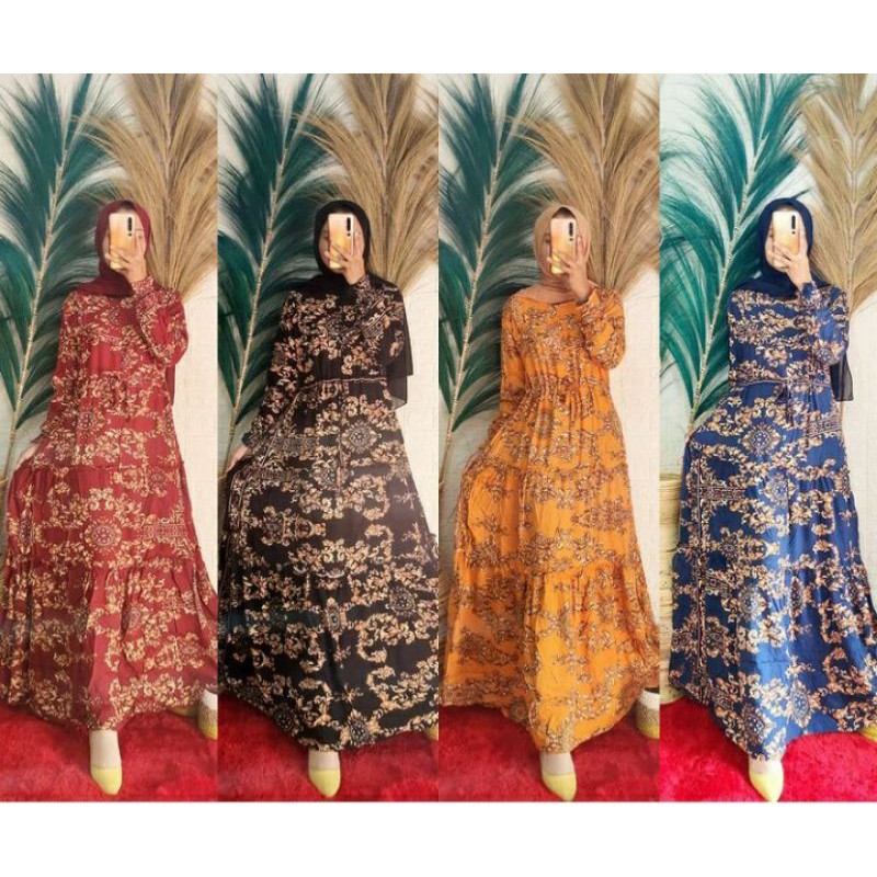 Gamis MURAH medan-Gamis motif Sultan Free MASKER