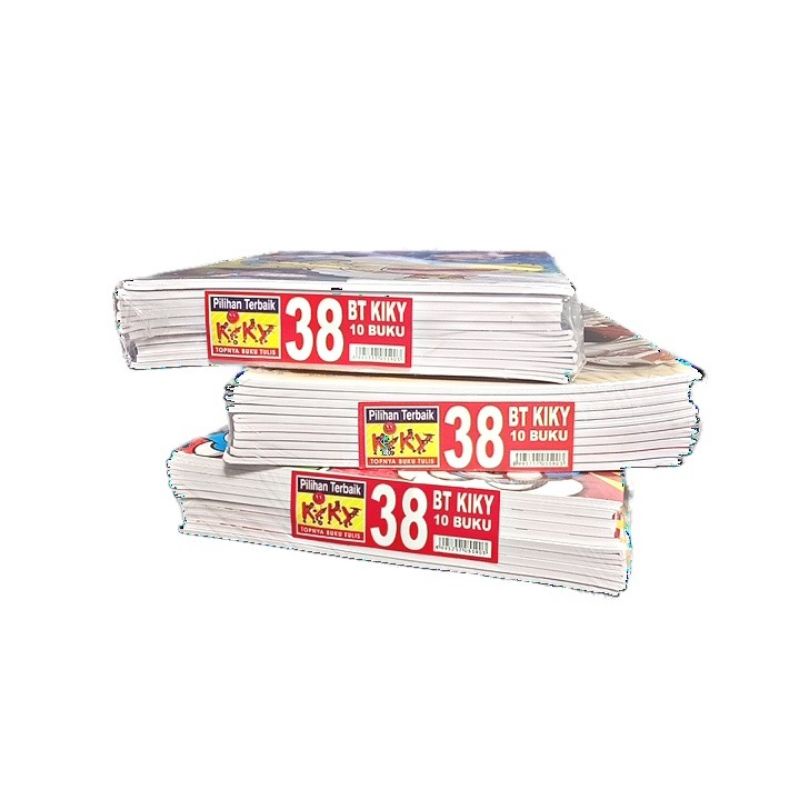 

Buku Tulis 38 lembar KIKY Garis/Halus Kasar/Petak Besar (10pc)