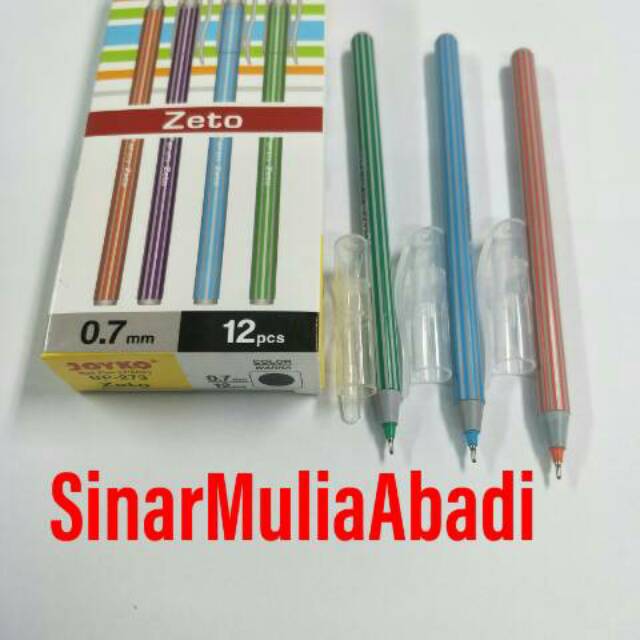

Ball Pen / Pulpen / Pena Joyko BP-273 / Zeto / 1 BOX 12 PCS