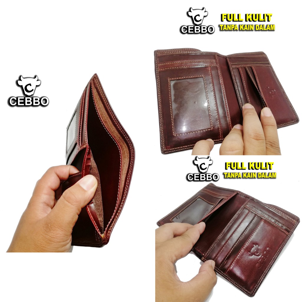 Dompet FULL KULIT 3/4 Model Berdiri