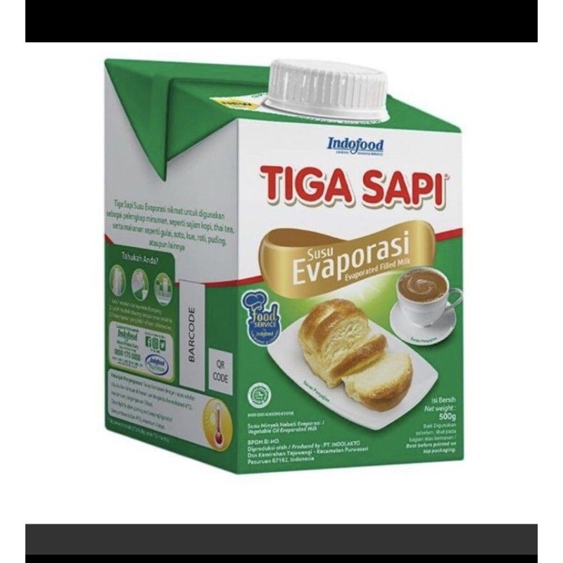 

Susu Evaporasi Tiga Sapi 500gr