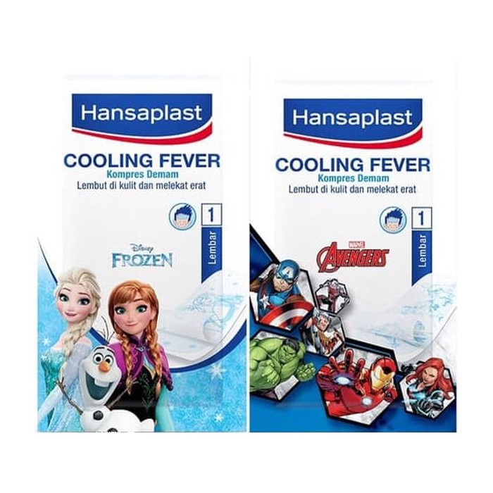 Plester Dahi Penurun Demam Perekat Hansaplast Cooling Fever Kompres Demam Isi 1