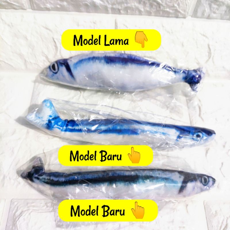 Mainan Kucing Catnip Fish Bentuk Ikan / Mainan Interaktif Kucing