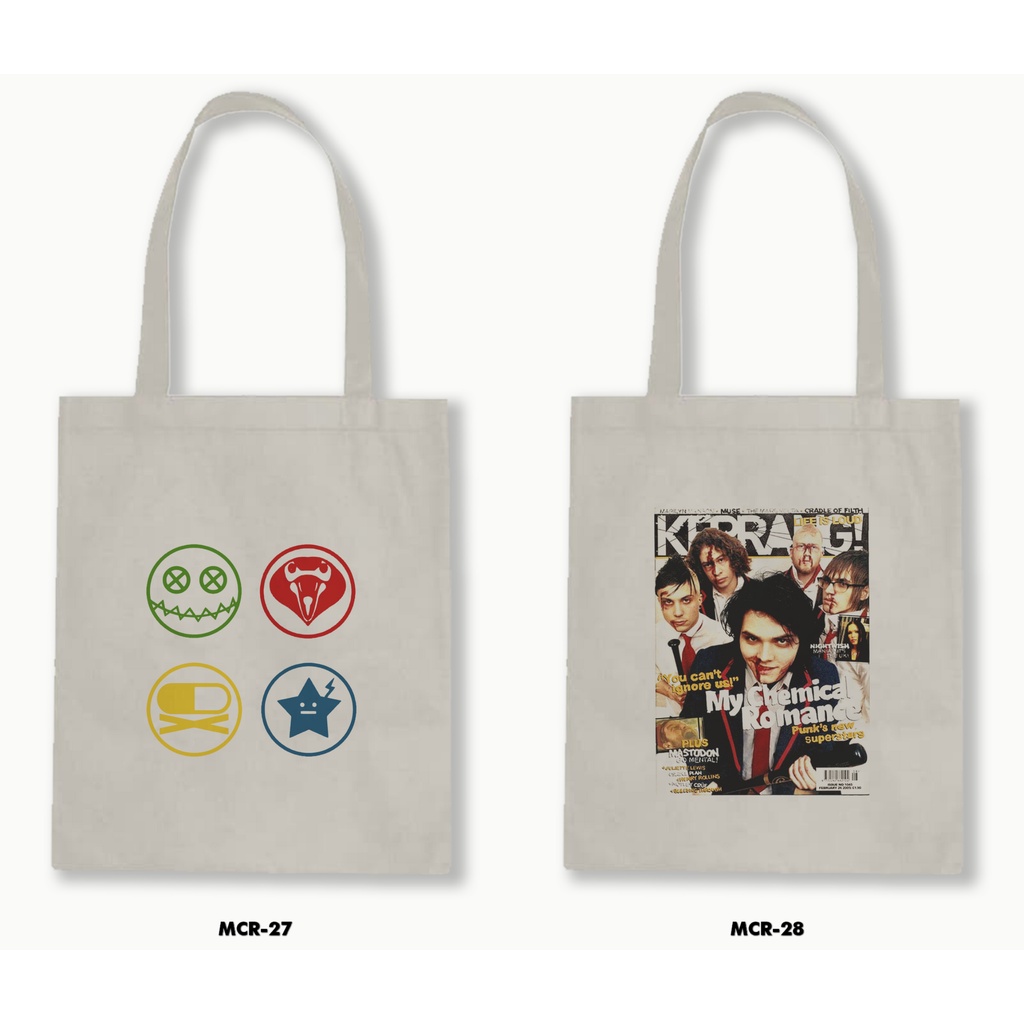 TOTE BAG BLACU - MY CHEMICAL ROMANCE 02