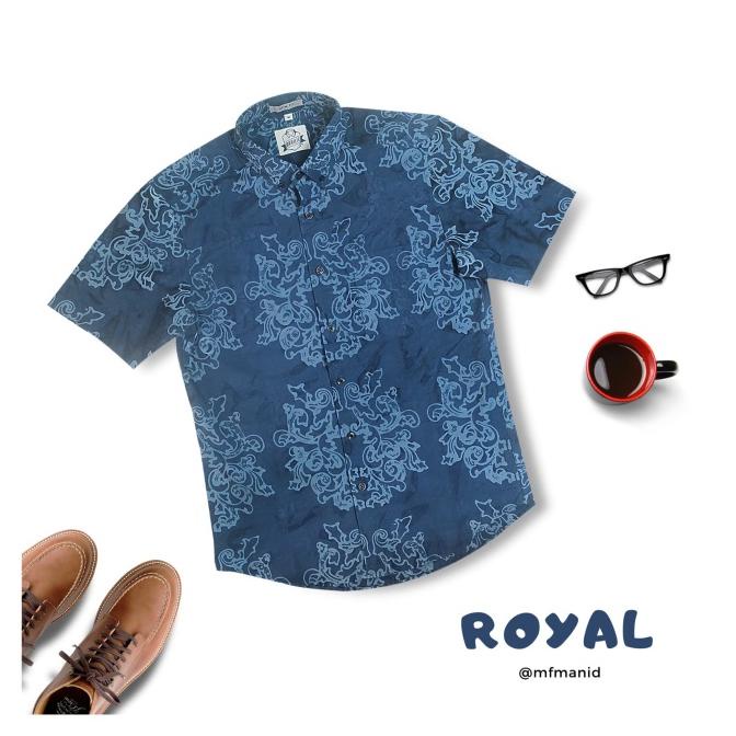 Batik Slimfit Barilie Royal