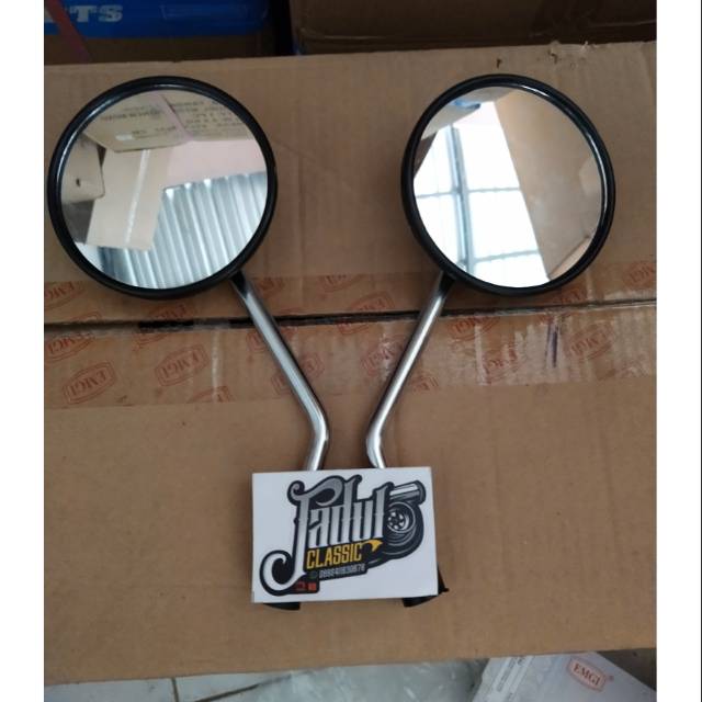 KACA SPION BULAT MOTOR HONDA SCOPY  MANTEGI  GENUINE PART