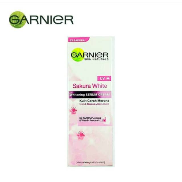 GARNIER SAKURA WHITE WHITENING SERUM CREAM UV