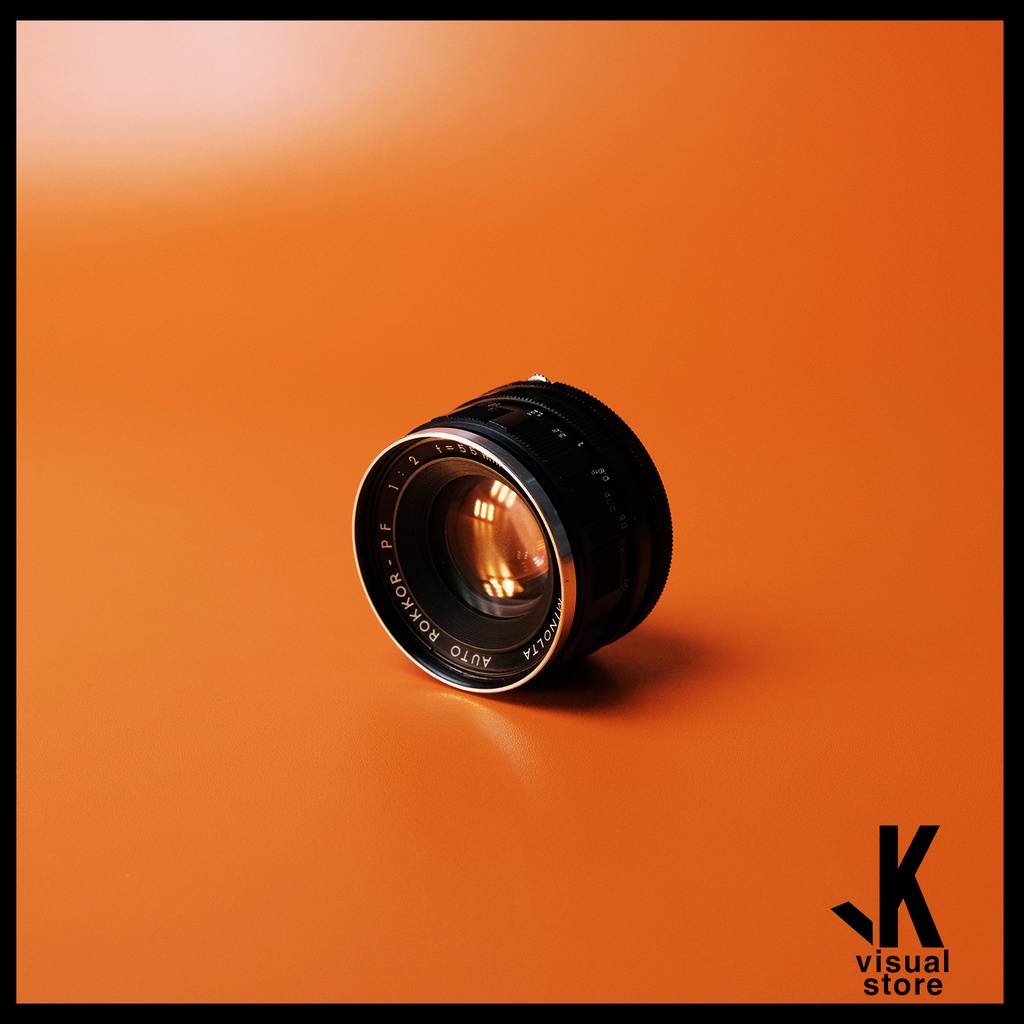 Lensa Minolta Auto Rokkor PF 55mm f2 - bukan Minolta MC-Rokkor