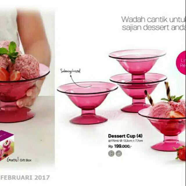Dessert cup Tupperware