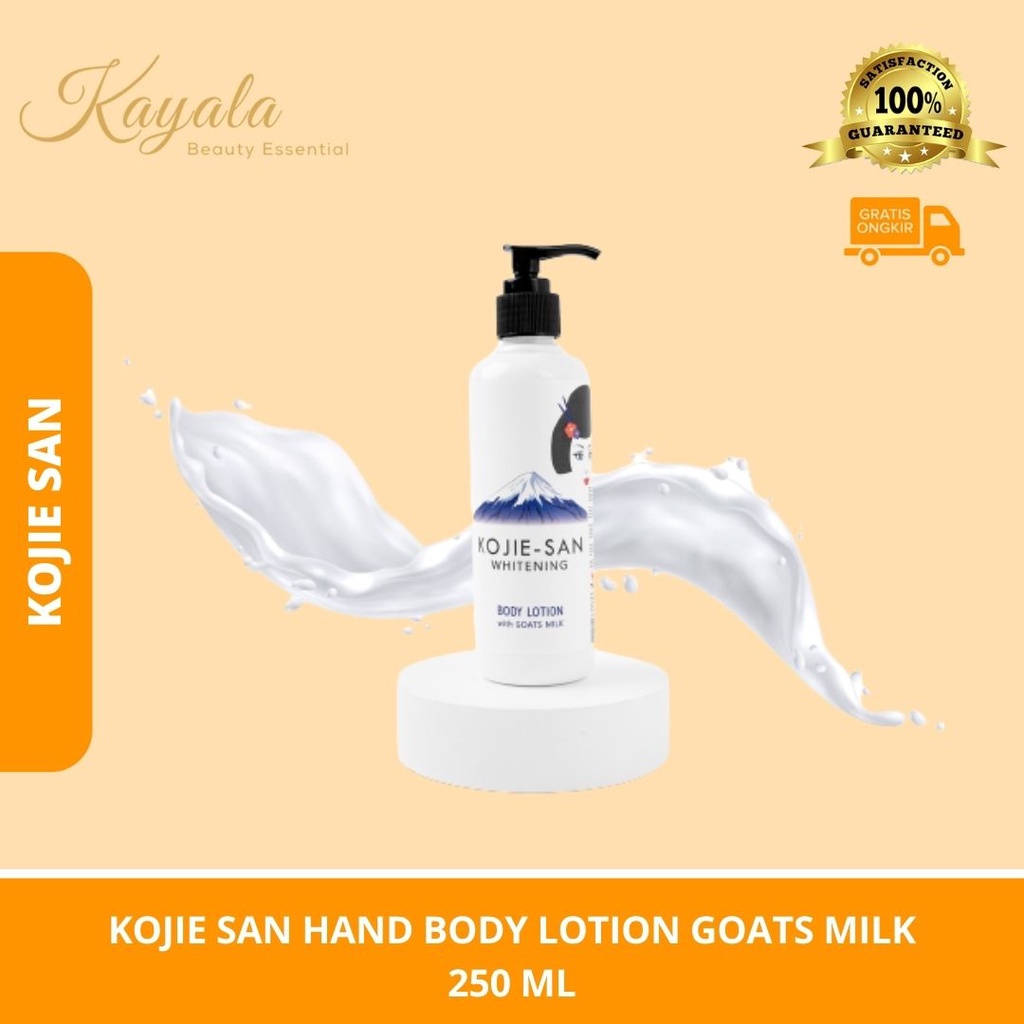 Jual KOJIE SAN HAND BODY LOTION GOATS MILK 250 ML Shopee Indonesia
