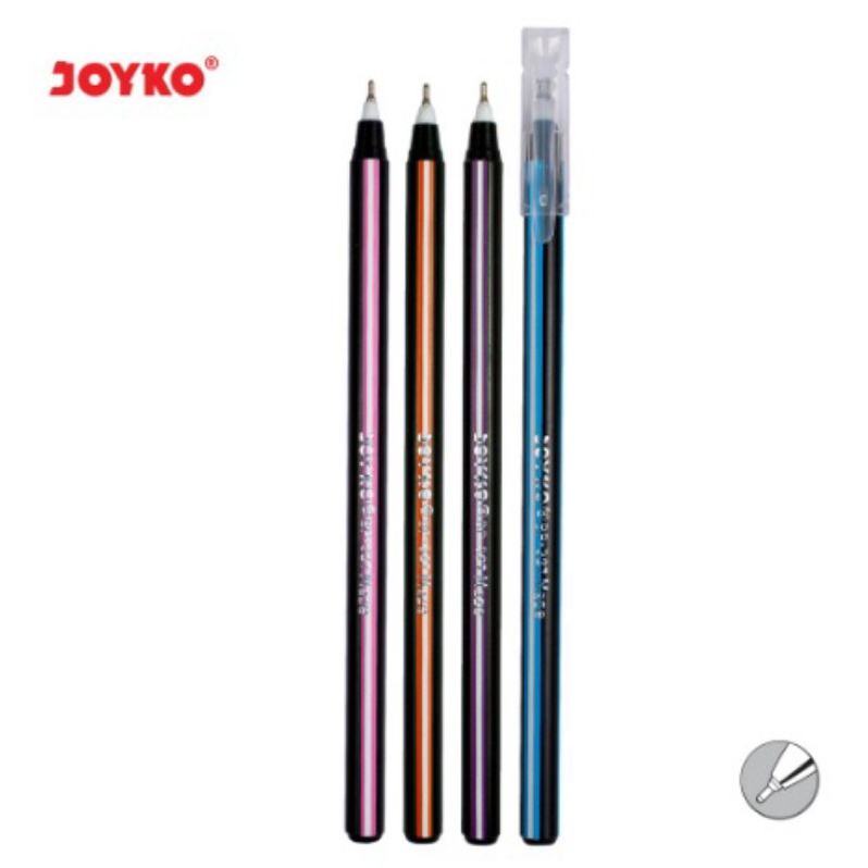 Bolpen Joyko BP-327 Maze - Bolpoint Pulpen Hitam Merah Biru Ball Pen Bagus Alat Tulis Kantor Murah